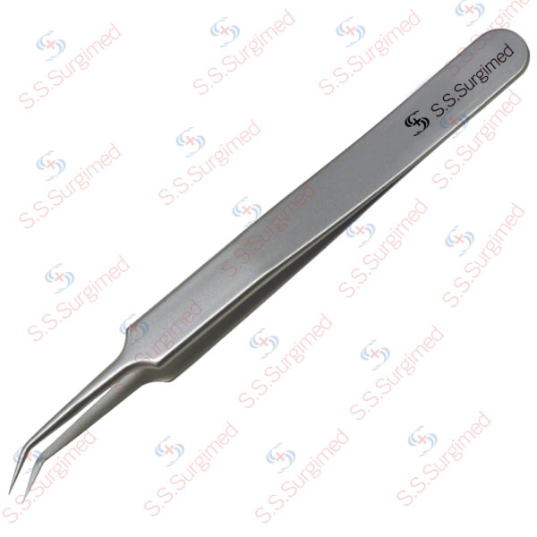 fine point bent tips tweezers