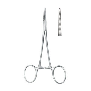 001-012-016 Mosquito Hemostatic Forceps, Teeth