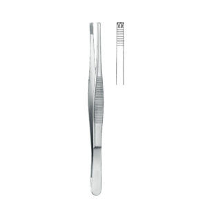 001-003-026 Tissue Forceps, Adlerkreutz Teeth 2×3