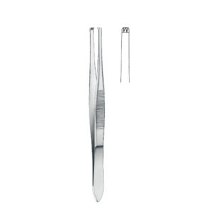 001-003-025 Tissue Forceps, Stille Teeth 2×3